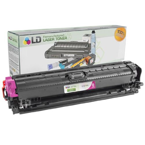 LD Remanufactured Toner Cartridge Replacement for HP 307A CE743A (Magenta)