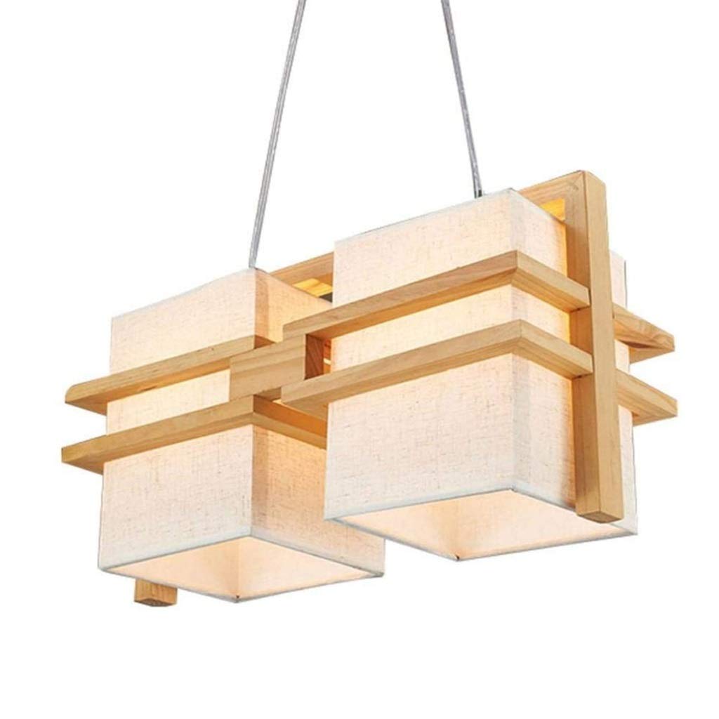 LYMSXAZOU Wooden Chandelier,Lighting Retro Frame Chandelier Wind Lamps Rustic,bar Restaurant Decorated Chandeliers Made in China