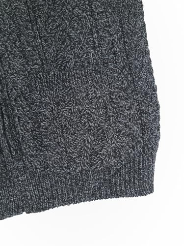 Aran Crafts Mens Zip Cardigan 100% Merino Wool, Made in Ireland4