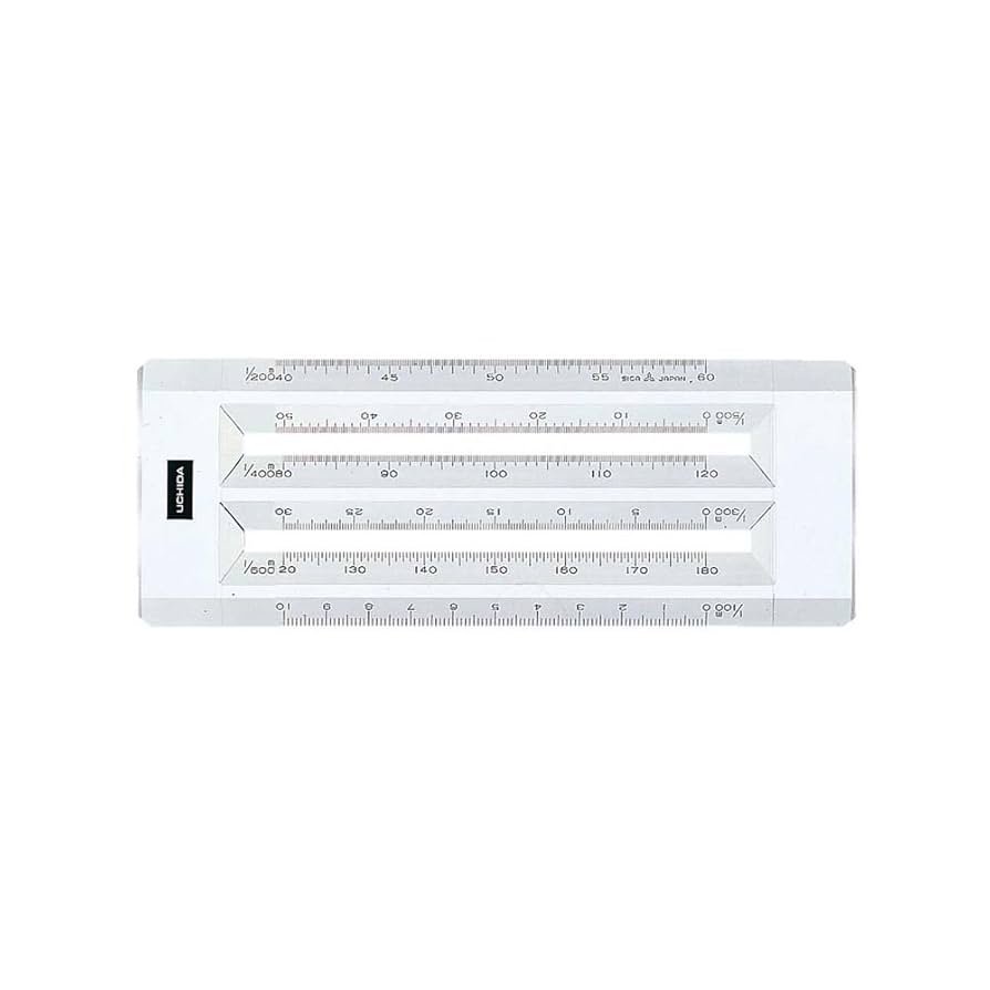 Amazon.co.jp: ウチダ ヘキサスケール 10cm 1-882-0110 : Office Products