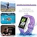 Eiavike Silicone Sport Band for Samsung Galaxy Fit 3, Adjustable Replacement Watch Strap for Galaxy Fit 3 SM-R390 Women Men (Purple)