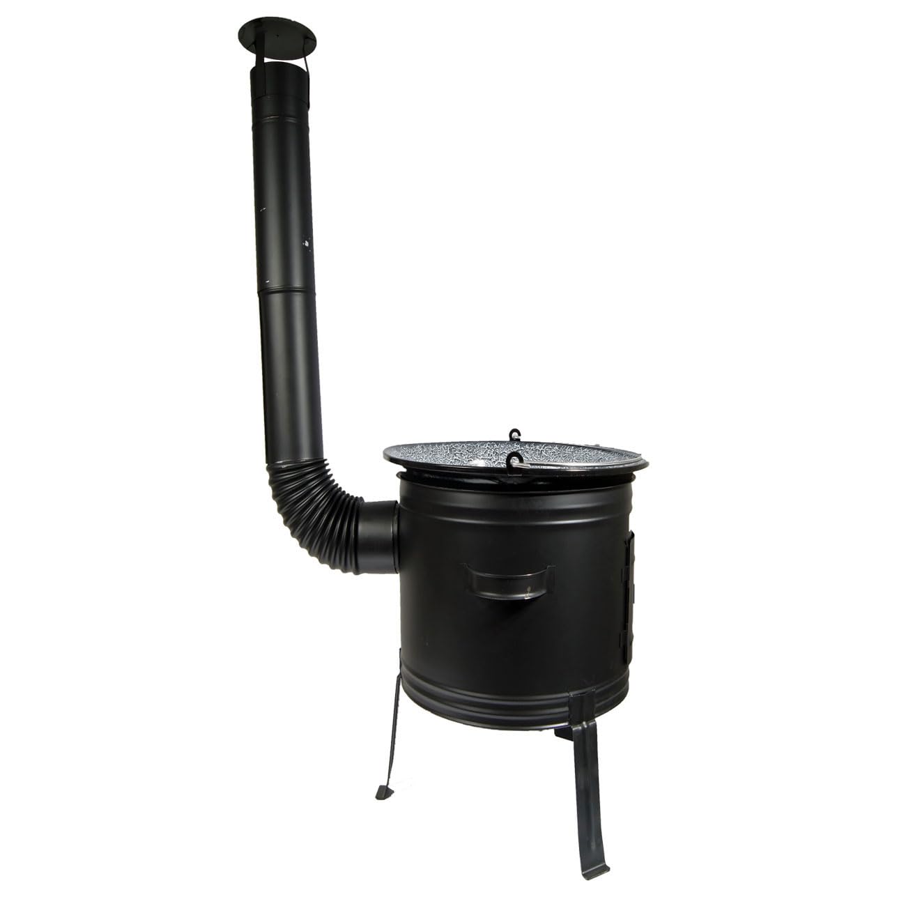 Set Ungarischer Ofen 31 + Gulaschkessel 10 Liter + GRATIS Schöpflöffel Gulaschkanone Suppentopf