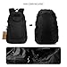 ArcEnCiel Motorcycle Backpack Tactical Bag Army Pack Rucksacks for Outdoor Hiking Camping Trekking - Rain Cover+Patch Included (Black)