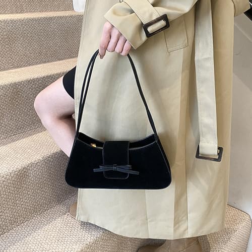 Shoulder Bag for Women Y2k Patent Leather Purses Purse Small Hobo Handbags Small Cute Bow Clutch Bag2