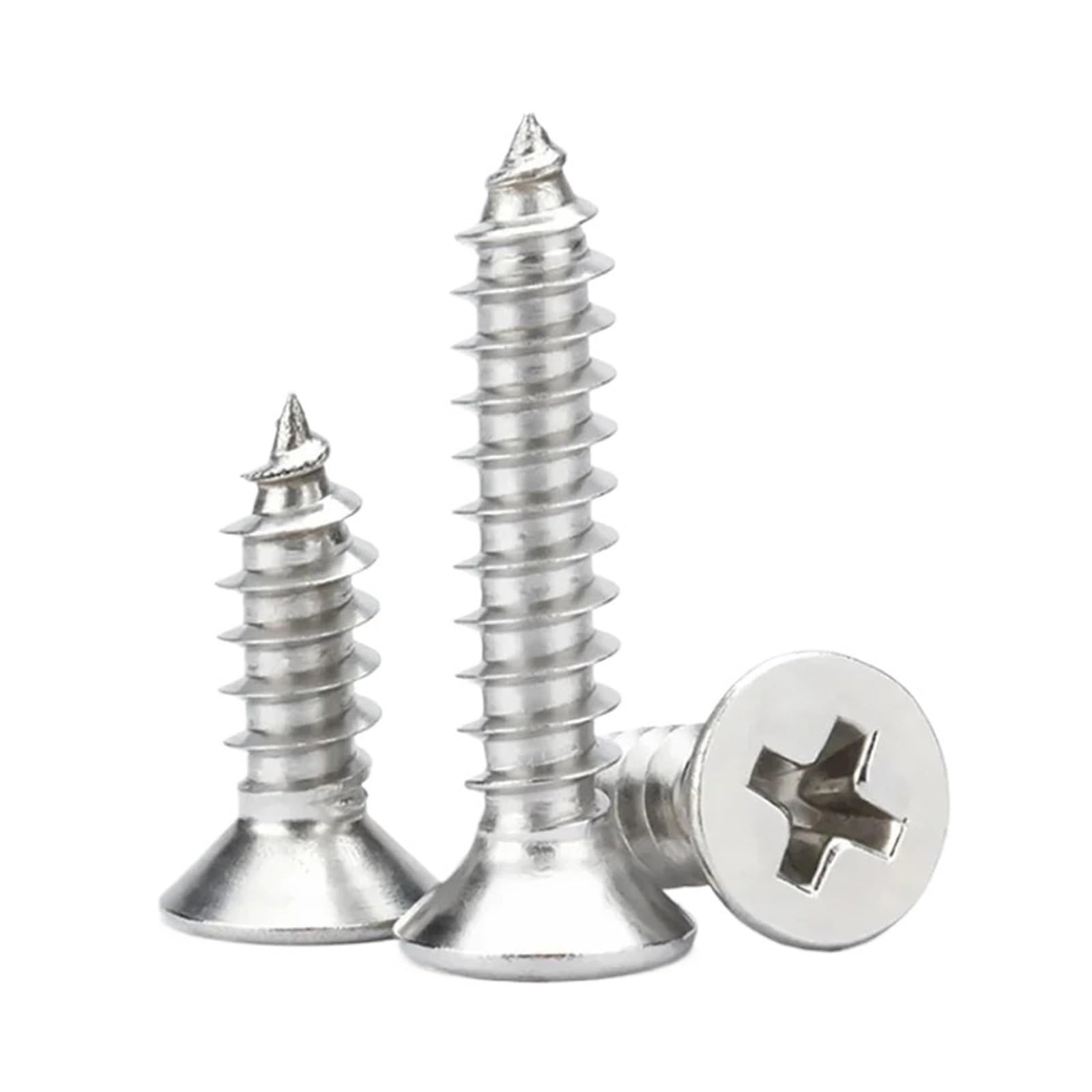 Tornillos Tornillos autorroscantes Tornillo de Ace Tornillo for Madera autorroscante de Cabeza avellanada Plana de Acero Inoxidable M4 316(M4(20Pcs)*20mm)