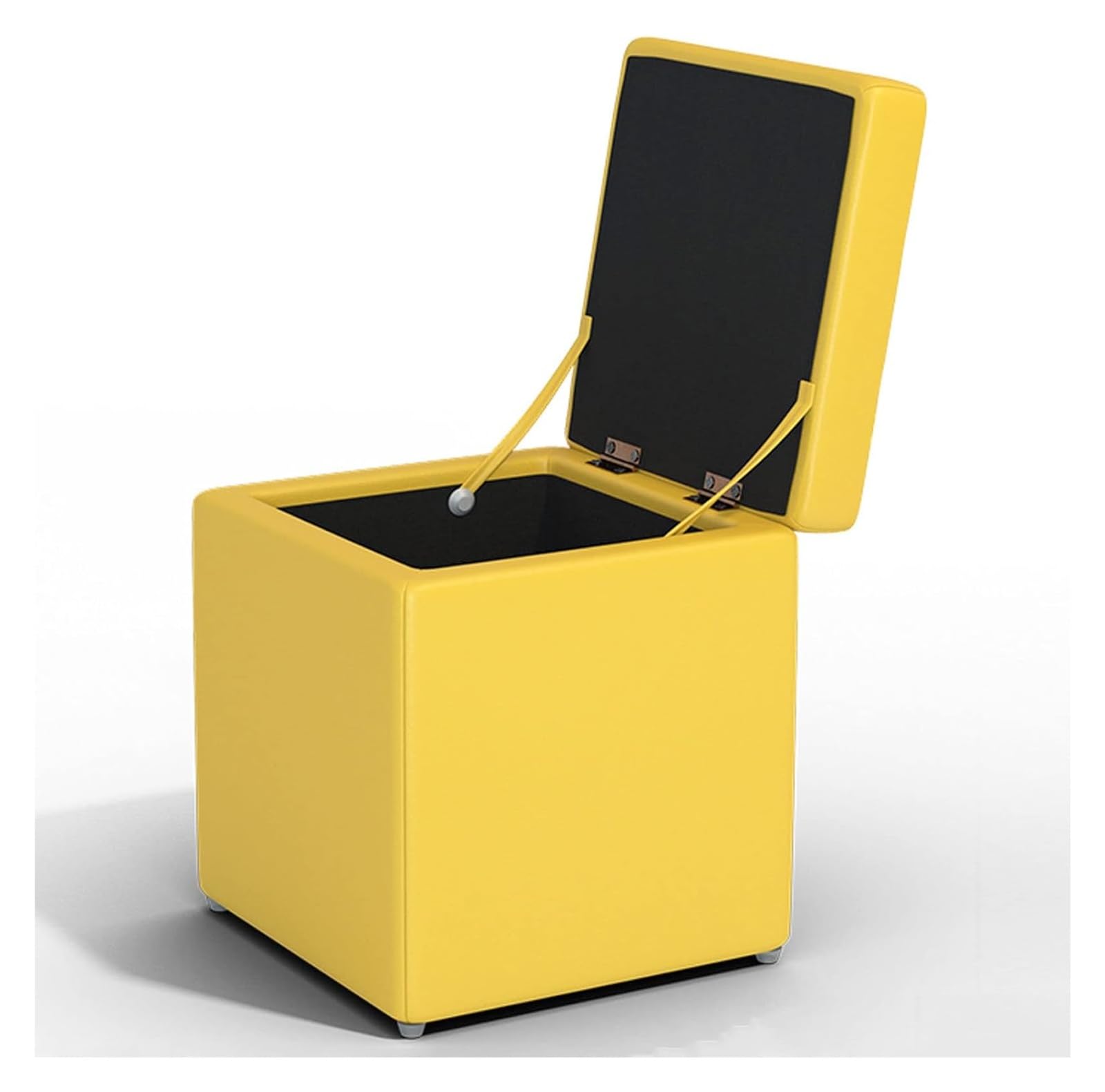 Tabouret à langer carré et pouf rembourré pour petits espaces
