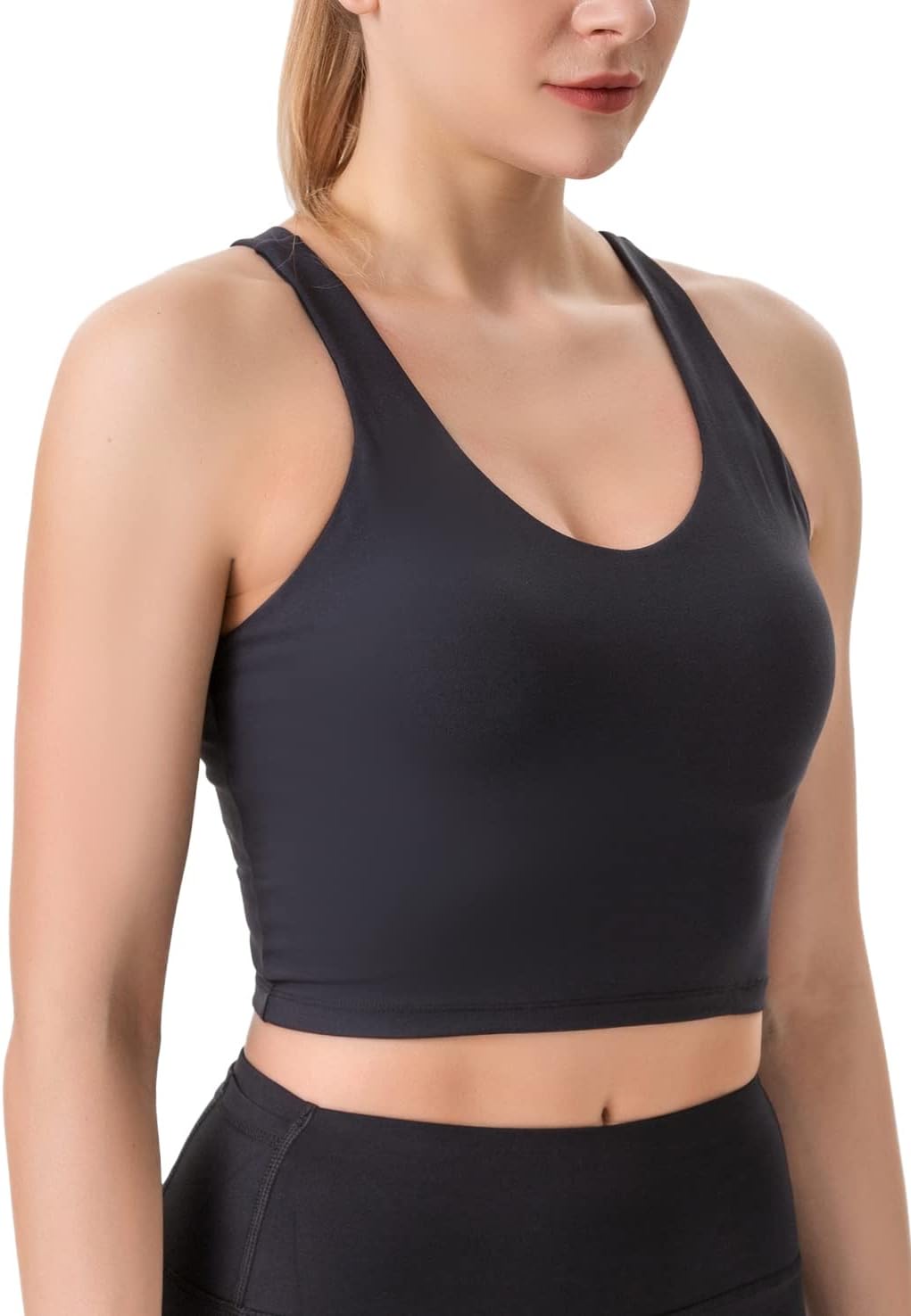RUNNING GIRL womens Full Coverage Sports Bra