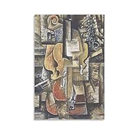 Amazon.co.jp: パブロ ピカソ魅力的なアートワーク“ヴァイオリンと