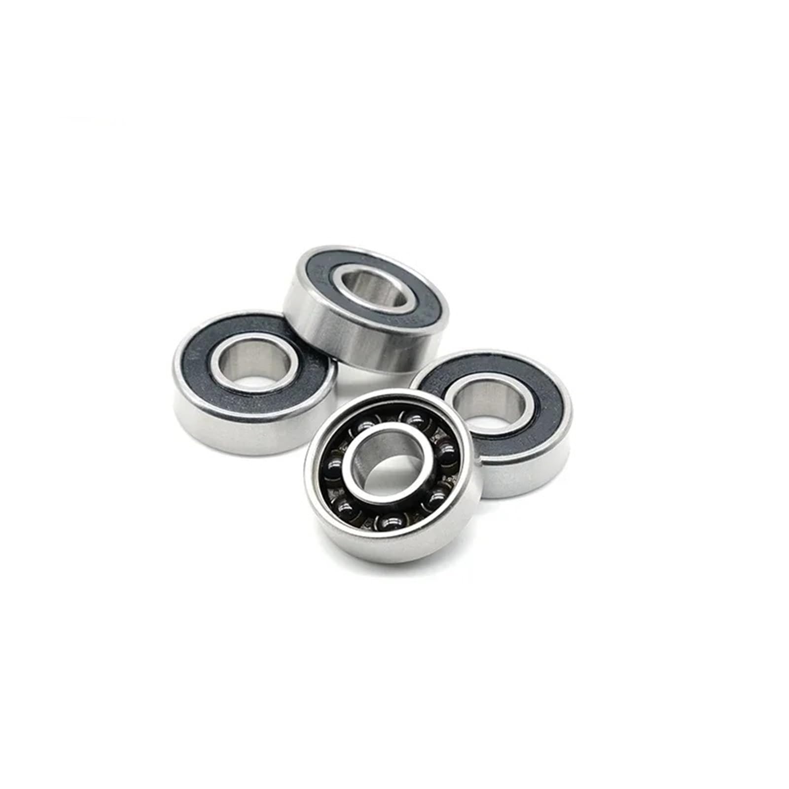Rodamiento de bolas de cerámica híbrido de acero inoxidable S609 2RS CB ABEC-7 (9 x 24 x 7 mm) (4 unidades)