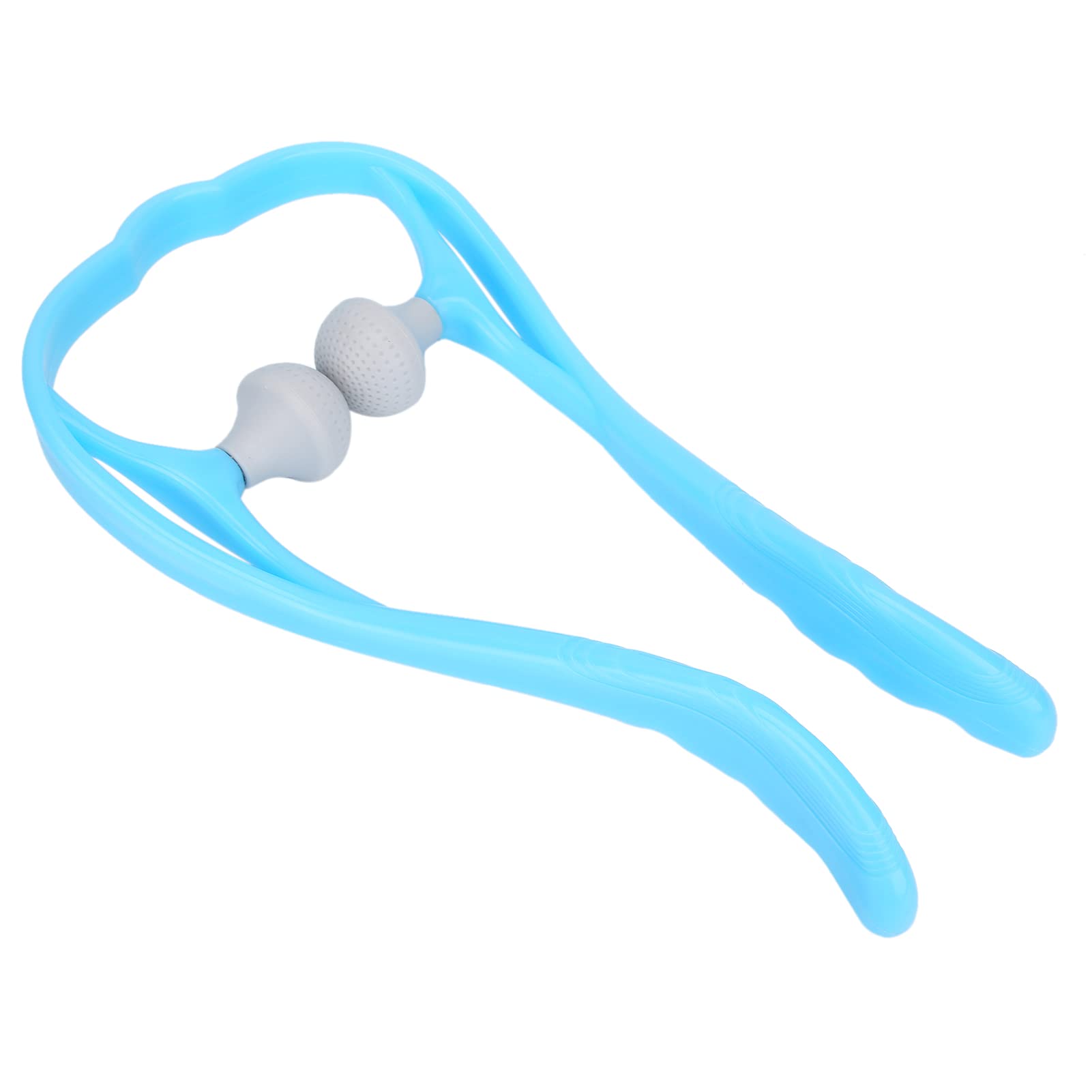 Nackenmassagegerät Zur Linderung von Nackenschmerzen und Verspannungen mit Ergonomischem Design für Büroangestellte und Studenten, 18 X 34 X 2 Cm (Blau)