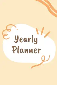 Yearly Undated Planner: Monthly Planner | Goodnotes Template | IPad Planner