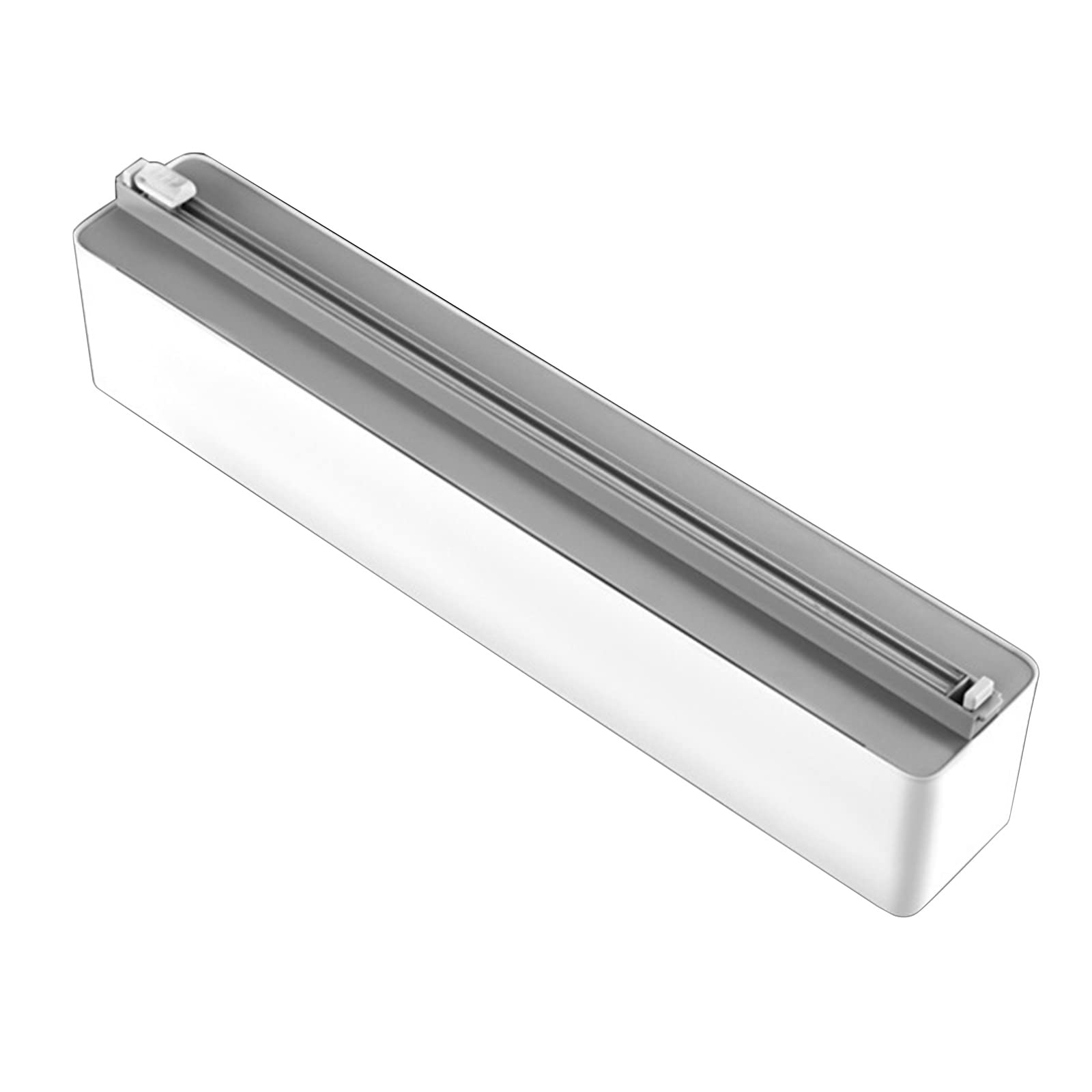 Wrap Dispenser Suction Slide Cutter Fixing Food Wrap Supplies For Kitchen Refrigerator Food Vegetable Tin Foil Dispenser