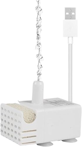 Miniatura 7 de Bomba sumergible - Sistema de circulación de agua, motor de acuario de baja potencia, función de agua interior y bebedores pequeños para mascotas