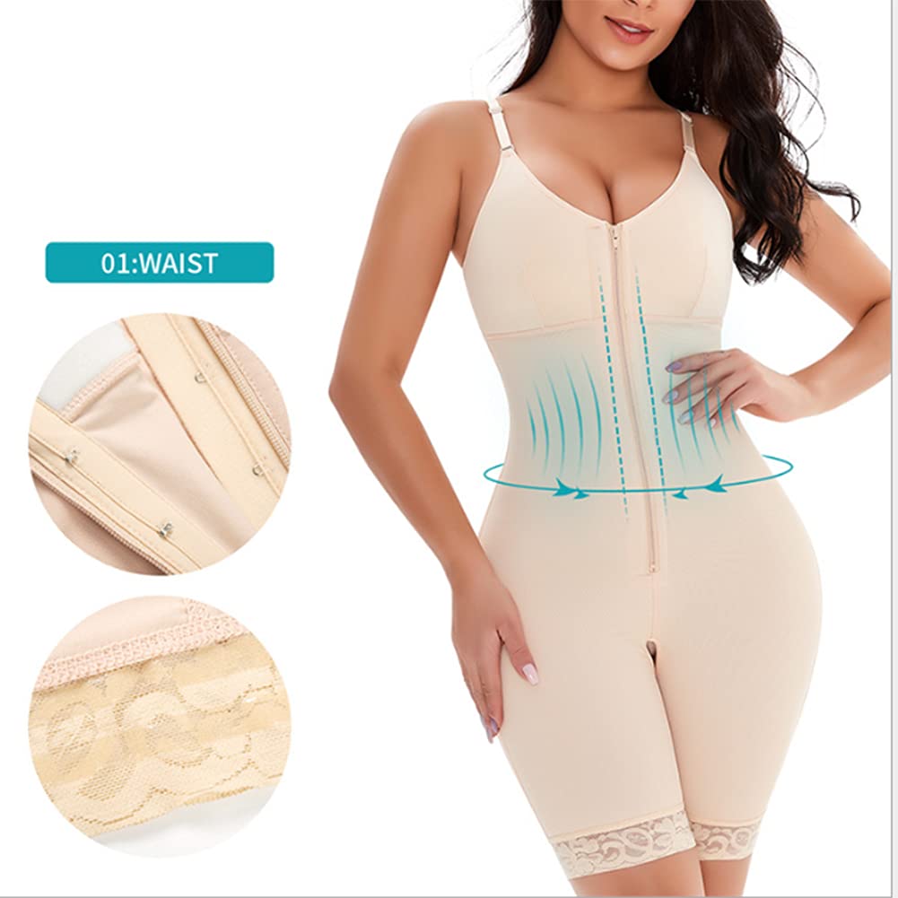 Butt Lifter Shaper Bielizna modelująca brzuch dla kobiet Modelowanie całego ciała Butt Lifter Uda Wyszczuplające spodenki S-6XL(Kolor miąższu-5X-Duży