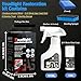 Headlight Restoration Kit, Headlight Cleaner: Erase Yellowing & Oxidation Restores Clarity with Long-Lasting UV Shield Headlight Cleaner and Restorer kit, Advanced Car Headlight Restoration Kit