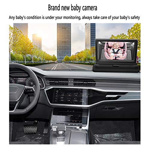 image for Grneric Baby Car Mirror,View Infant in Rear Facing/back Seat With Infr