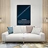 QGVBGF Pale Blue Poster Dot Space Voyager 1 Canvas Poster Wall Art Decor Print Picture Paintings for Living Room Bedroom Decoration 08x12inch(20x30cm) #4