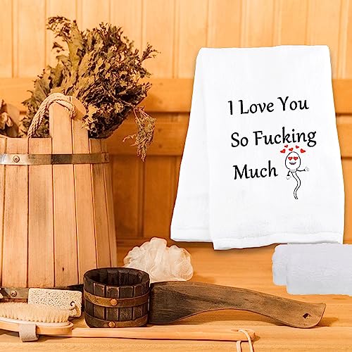 Generic Naughty Quote Gift I Love You So Much Towels Adult Humor Bathroom Towels Sex Graphic Gift Novelty Towel For Her/Him thumb #4