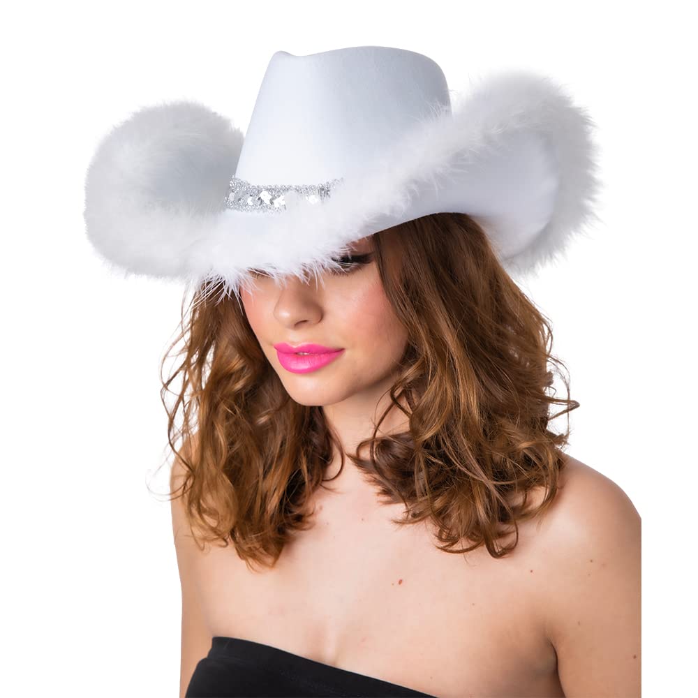 Wicked Costumes Sombrero de vaquero tejano para adultos, accesorio de fiesta