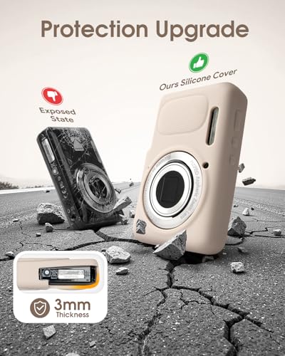 Funda Silicona para Cámara KODAK PIXPRO FZ55 Beige miniatura 6