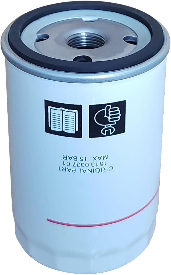 Atlas Copco Compatible 2901091900 Filter Kit for Air Compressor Replacement - Includes 1622087100 Oil Separator, 1513033701 Oil Filter, 1613900100 Air Filter