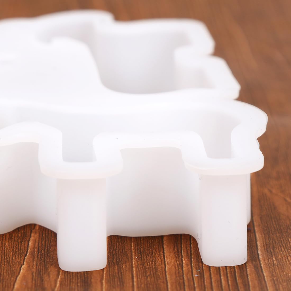 origine, parola in silicone con funghi ricci, stampi in gesso per
