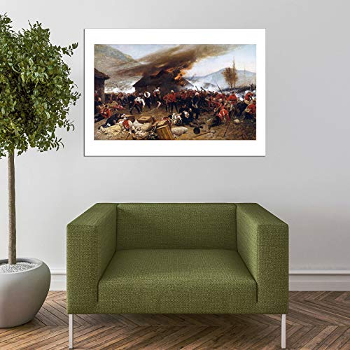 Impression d'art Alphonse De Neuville Rorke's Drift grand format - 7