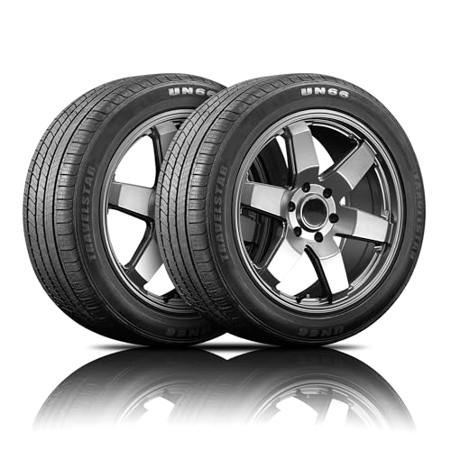 Set of 2 Travelstar UN66 225/55R19 99V High Performance All Season Crossover CUV/SUV Tire 225/55/19- Includes Three-Year Road Hazard Warranty UTQG 520AA (Tire Only)