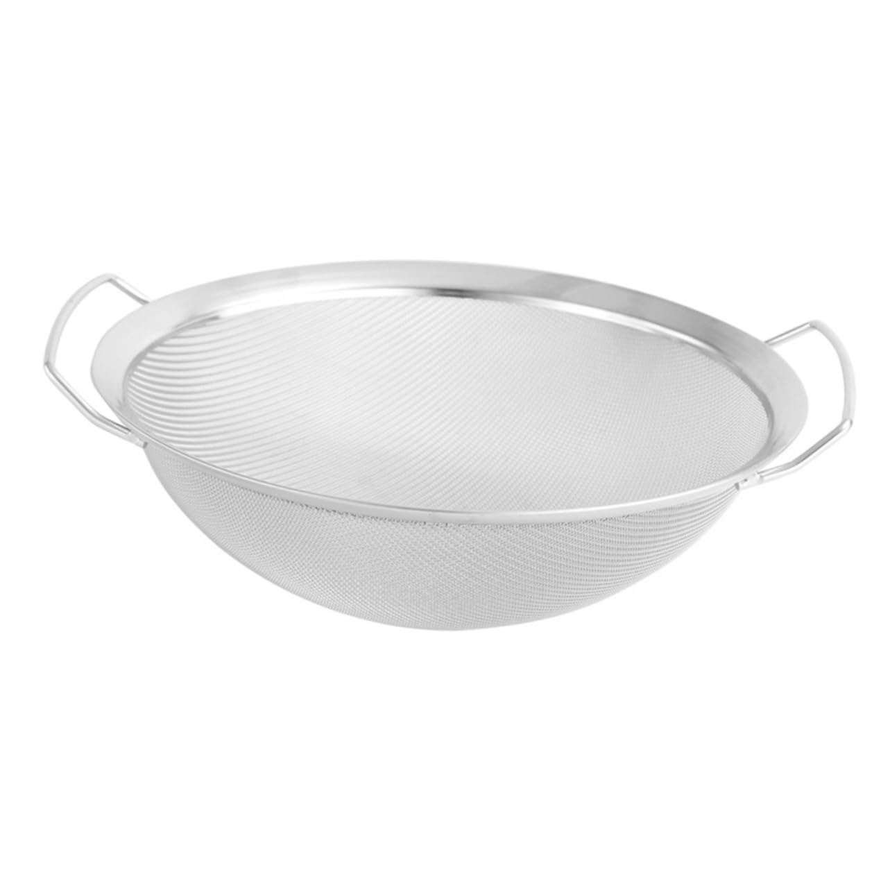 VALICLUD Colador Escurridor Práctico y Duradero Asa Resistente de Malla de Acero Inoxidable para Arroz y Verduras Adecuado para Cocina y Restaurante