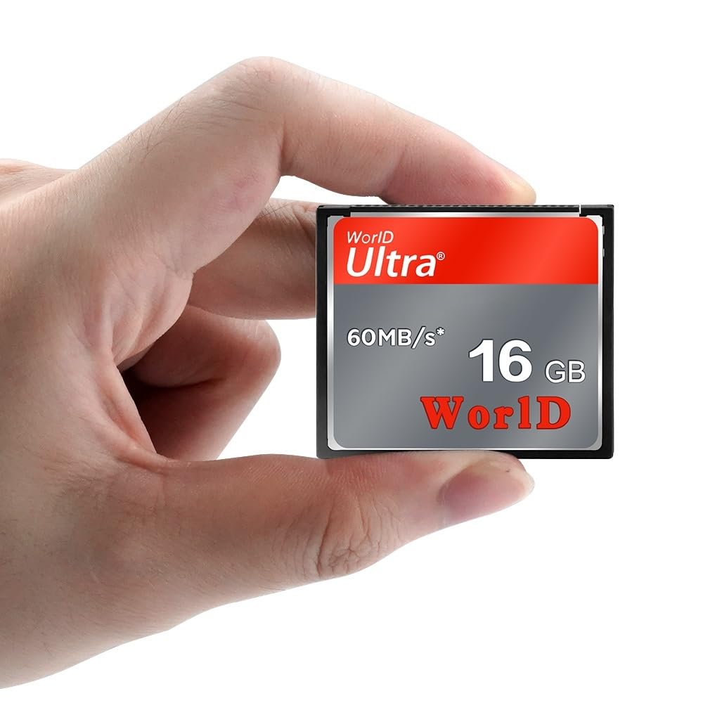 Scheda CF per fotocamera da 16 GB CompactFlash Scheda di memoria UDMA Velocità fino a 60 MB/s