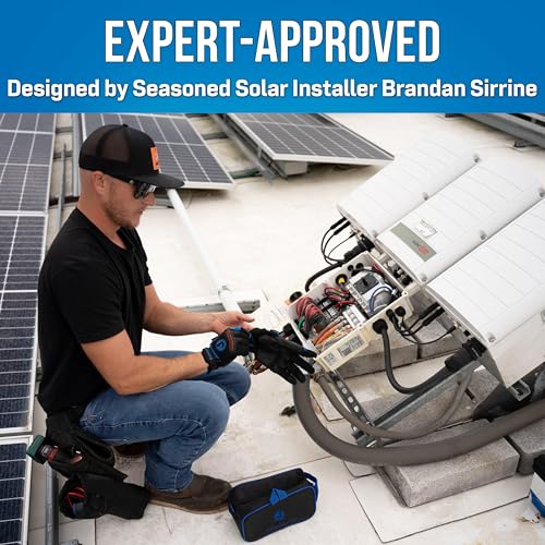 Image of Jonard Tools TK-96 Solar Essentials Kit- Rugged Carry Case, Screwdrivers, Solar Panel Crimper, Utility Knife, Wire Stripping Pliers