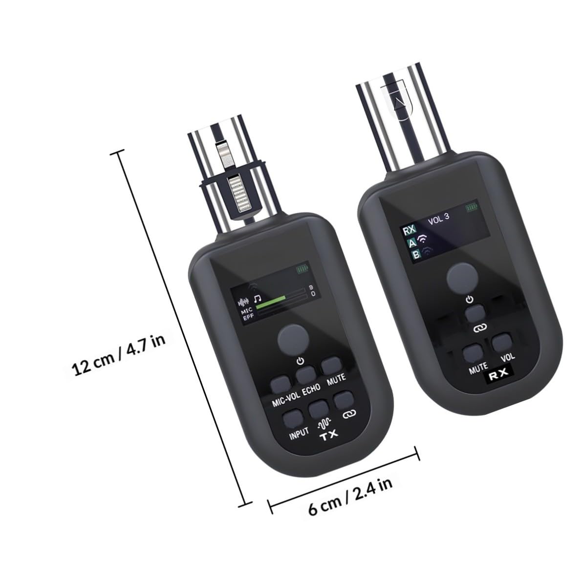 Sistema Microfono Wireless Xlr Trasmettitore e Ricevitore, Compatibilità Versatile, Supporta Fino a 20 Frequenze, Materiale Abs, per Apparecchiature di Registrazione Audio
