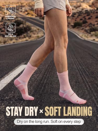 Image of Coolmax Running Socks for Women Stay Dry Cloud Cushioned Compression