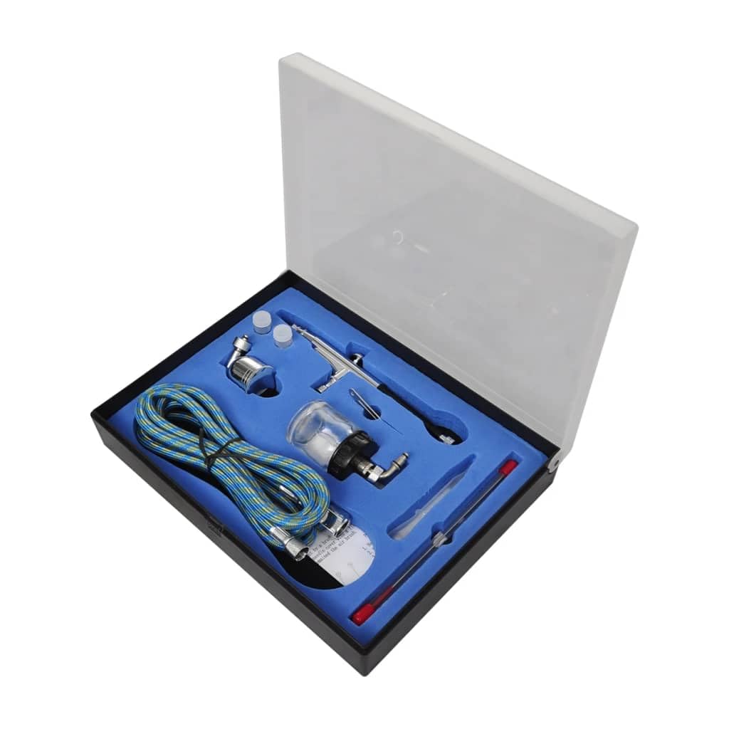 Generico Set Compressore Aerografo con 2 Pistole,Articoli di ferramenta,Utensili,Compattatori-140285