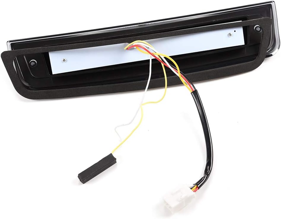 PIT66 LED 3rd Brake Light, Compatible with 09-17 Dodge Ram 1500/10-17 Dodge Ram 2500 3500 Third Brake Stop Lamp Light Smoke Lens Black Housing