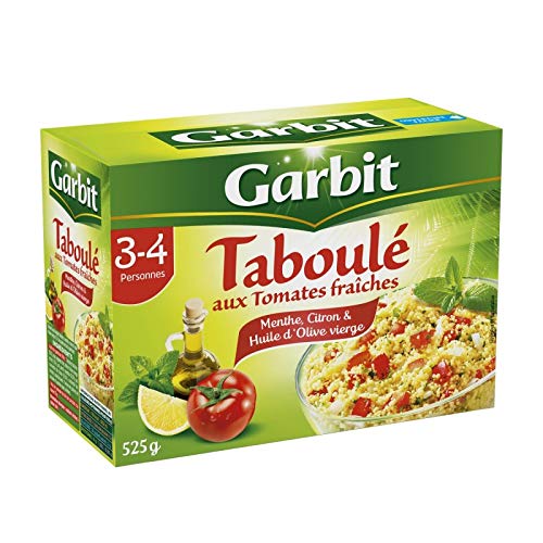 Tabouléaux Dés De Tomates Fraiches Citron Menthe 3/4 Personnes 525G|Garbit|(Lot De 4)|Best Deal
