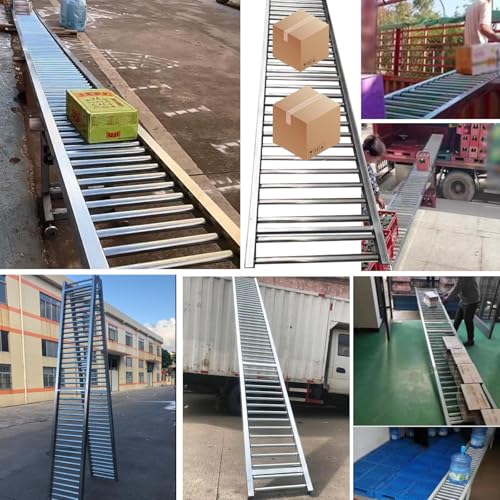Extra langes, leichtes, zusammenklappbares Förderband (90 cm) – 50 cm breiter Materiallader und -entlader für effiziente Warenhandhabung, Transportlösungen, Lagerausstattung, Schwerlasteinsa