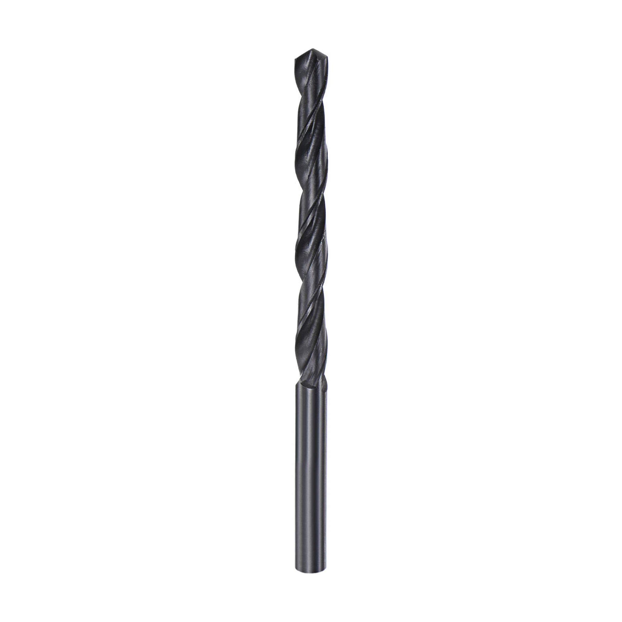 High Speed Steel Twist Drill Bit, 8.2mm Fully Ground Black Oxide 115mm Long 4pcs - View #8