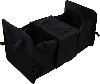 ibasenice Caixa De Armazenamento De Backup Caixa De Armazenamento Baú Tronco Dobrável Organizador De Tronco Automático Caixa De Armazenamento Ao Ar Livre Caixa De Armazenamento Dobrável