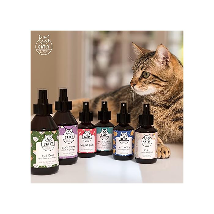 Catly Cat Calming Spray – Chamomile & Vitamin E Calming Spray for Cats – Effective Cat Stress Relief & Anxiety Solution, Ideal Pheromone Diffuser Alternative, Cat Nip-Infused Relaxer Spray, 100ml - Image 8