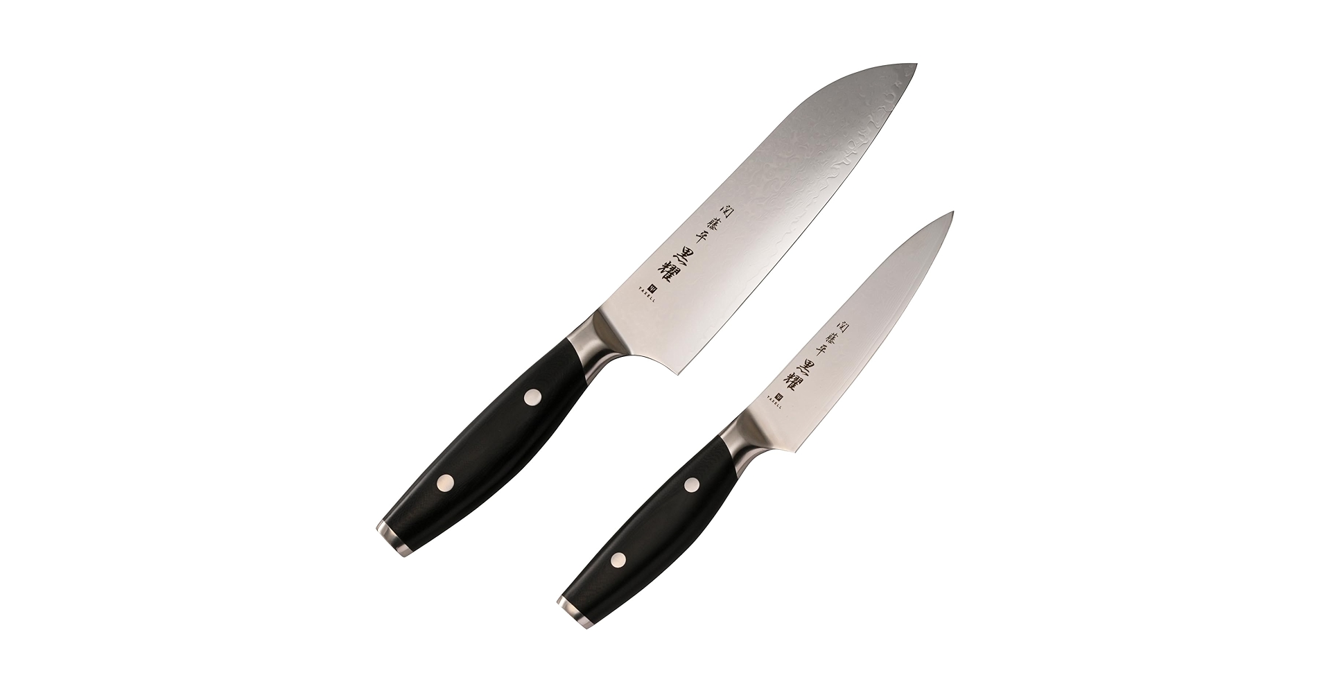 Amazon|ヤクセル 関藤平 黒耀 包丁 2本セット ダマスカス 三徳包丁 Amazon|ヤクセル 関藤平 黒耀 包丁 2本セット ダマスカス 三徳包丁