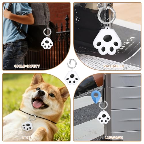 2 Stück GPS Tracker Katze, GPS Tracker Hund, Katzentracker Wasserdicht, Haustier Ortungsgerät, Live-Ortung, Ohne ABO, Weltweite Standortverfolgung Kompatibel mit iOS