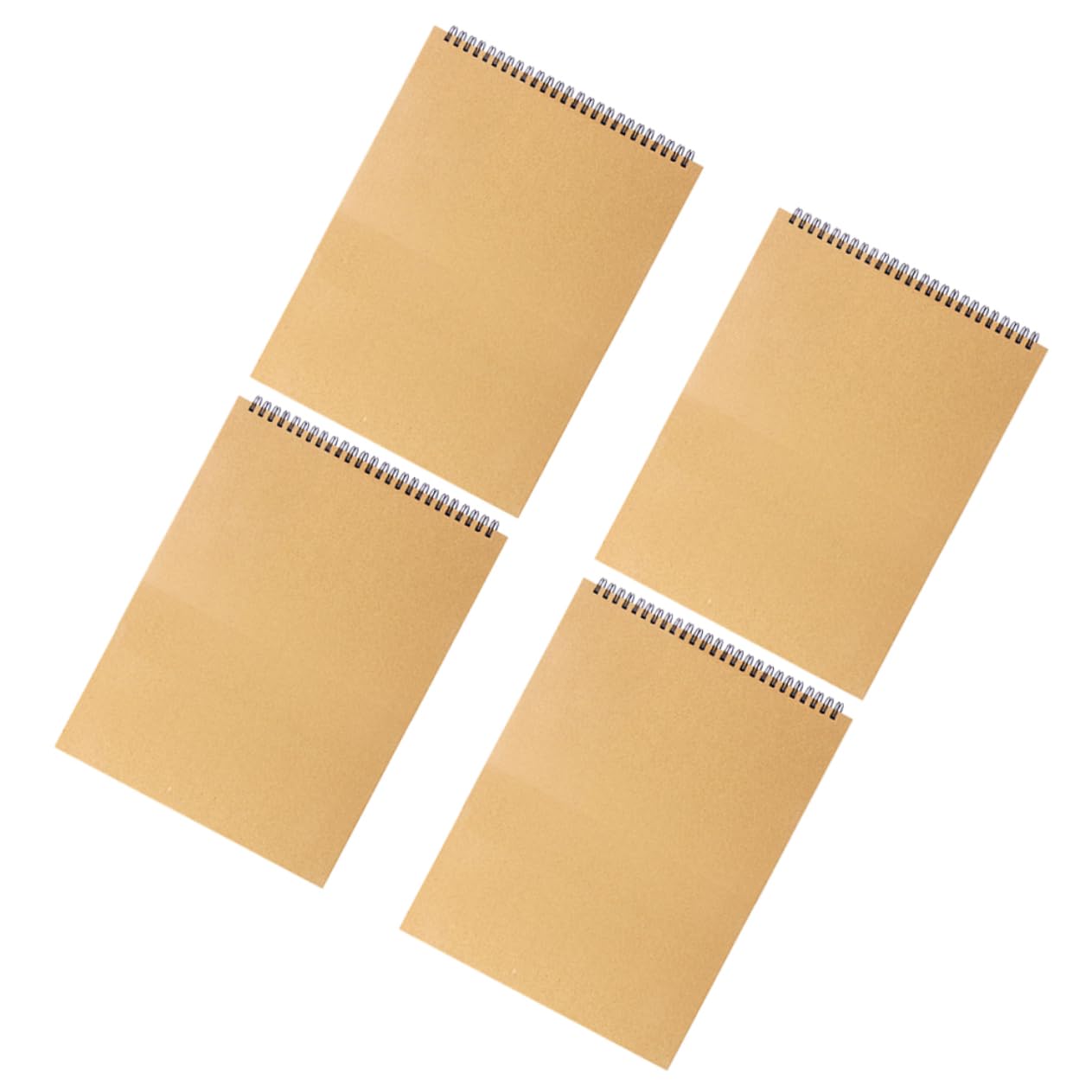 Croquis Portable A5 en Papier, Lot de 4 pour Artistes et Garçon et Filles