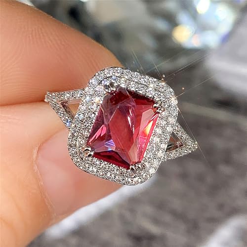 Luxury Women's Ring Brilliant Cubic Zirconia Wedding Anniversary Accessories