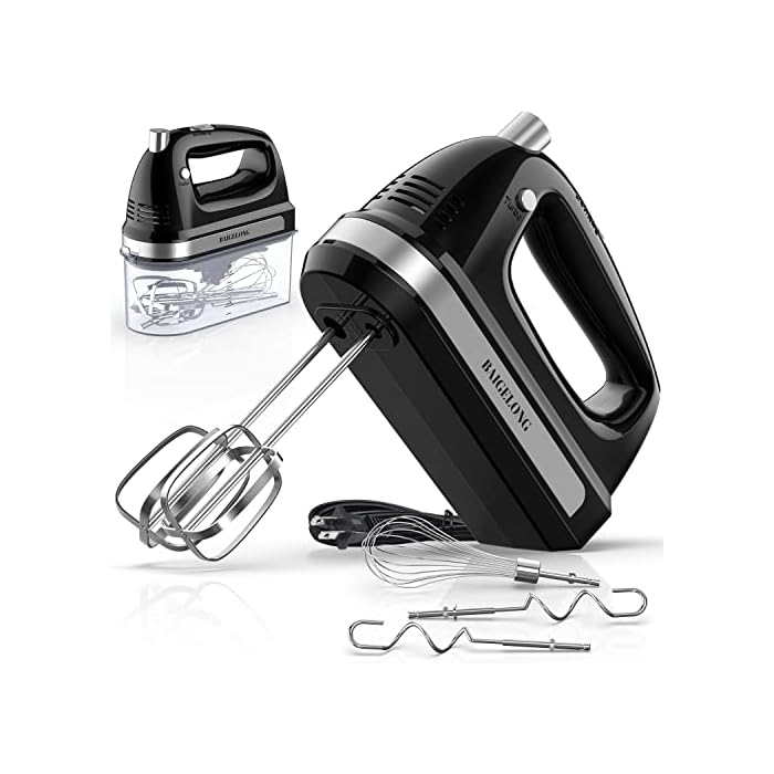 Buy BAIGELONG Hand Electric Mixer, 300W Ultra Power Food Kitchen Mixer