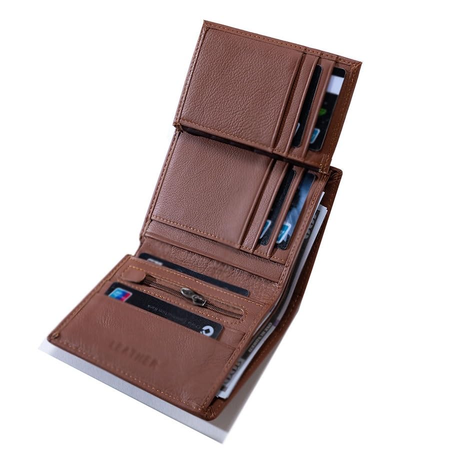 The wallet adopts an old-fashioned minimalist short wallet, with a double-layer horizontal top layer of cowhide(D)3