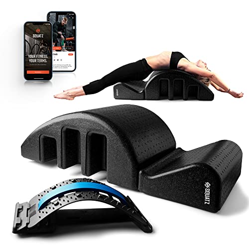 Pilates Spine Corrector, Multifunctional Yoga Correcting Spine Barrel, Detachable High-Density Pilates Massage Bed, Concave With S-Curve Orthosis Spinal Design #TOP16
