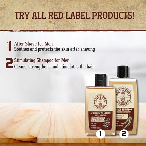 Men's Master Stimulating Shampoo for Men | Enriched with Red Chile, Caffeine and Hops | Hair Stimulating | Fresh and Masculine Scent | Paraben Free | Moisturizing | Strengthening Shampoo | 260 ML - Image 6