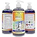 Omega 3 Fish Oil For Dogs and Cats - Wild Icelandic Pure, Natural, Odour Free, Liquid Fish Oil Pet Supplements with Vitamin E & Superior EPA & DHA for Optimal Nutrition / Health - 16oz Pump