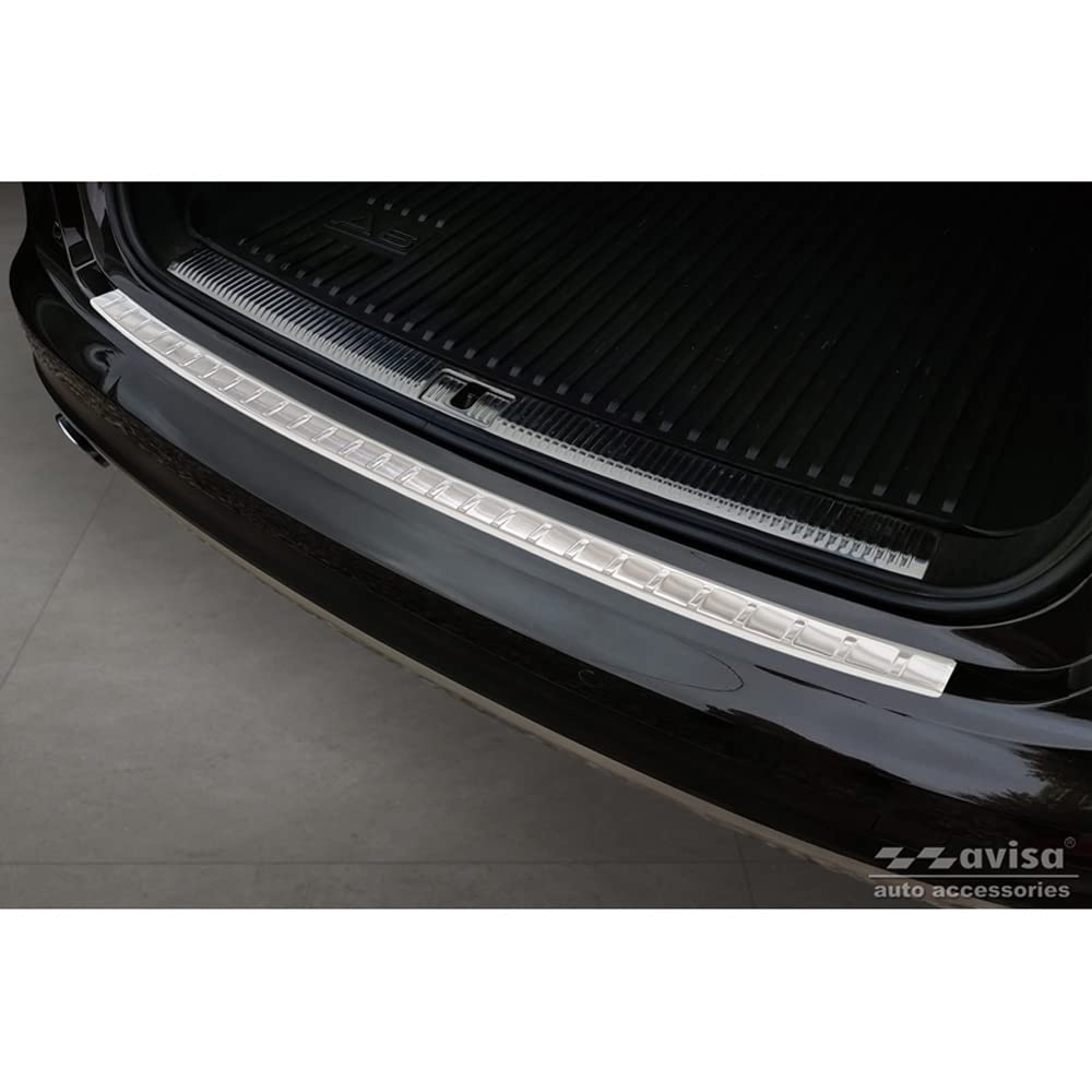 WALSER Proguard Protezione Paraurti Per Audi A4 B9 Avant (8W5, 8WD) Dal 2019 – Acciaio Inox, Adesivo 3M, Antigraffio